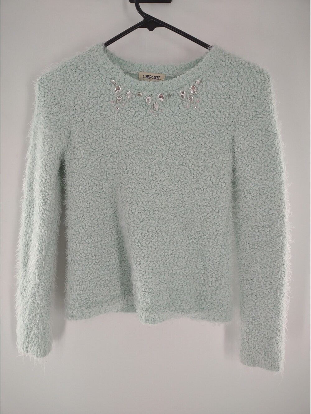 Cherokee Girls Large 1012 Teal Sweater 031